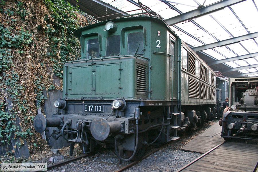 Historische E-Lok - E17 113
/ Bild: dbe17113_e0009995.jpg