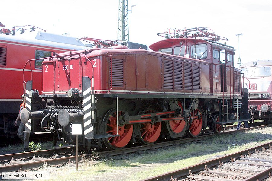 Deutsche Bahn - E 60 10
/ Bild: dbe6010_bk0905230086.jpg