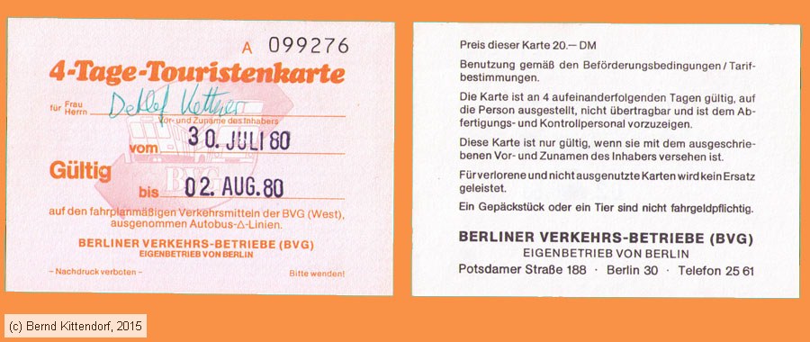 Berlin - 4-Tage-Touristenkarte
/ Bild: berlin_fk19800730tourist4t.jpg