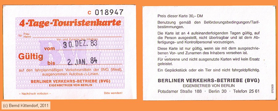 Berlin - 4-Tage-Touristenkarte
/ Bild: berlin_fk19831230t4.jpg