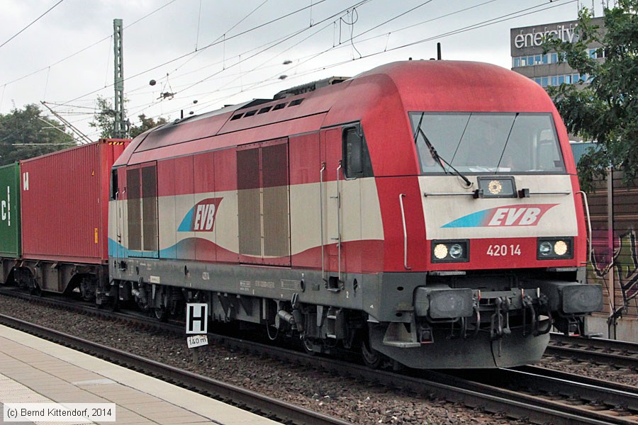 Eisenbahnen und Verkehrsbetriebe Elbe-Weser - 420 14
/ Bild: evb42014_bk1409020095.jpg