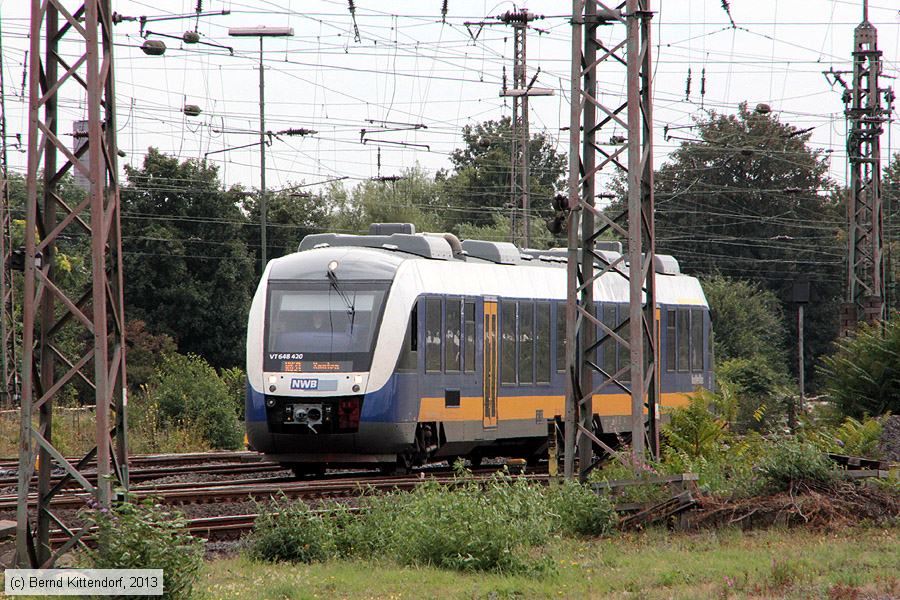 NordWestBahn - VT 648 420
/ Bild: nordwestbahn648420_bk1309010094.jpg NordWestBahn - VT 648 420
/ Bild: nordwestbahn648420_bk1309010094.jpg
