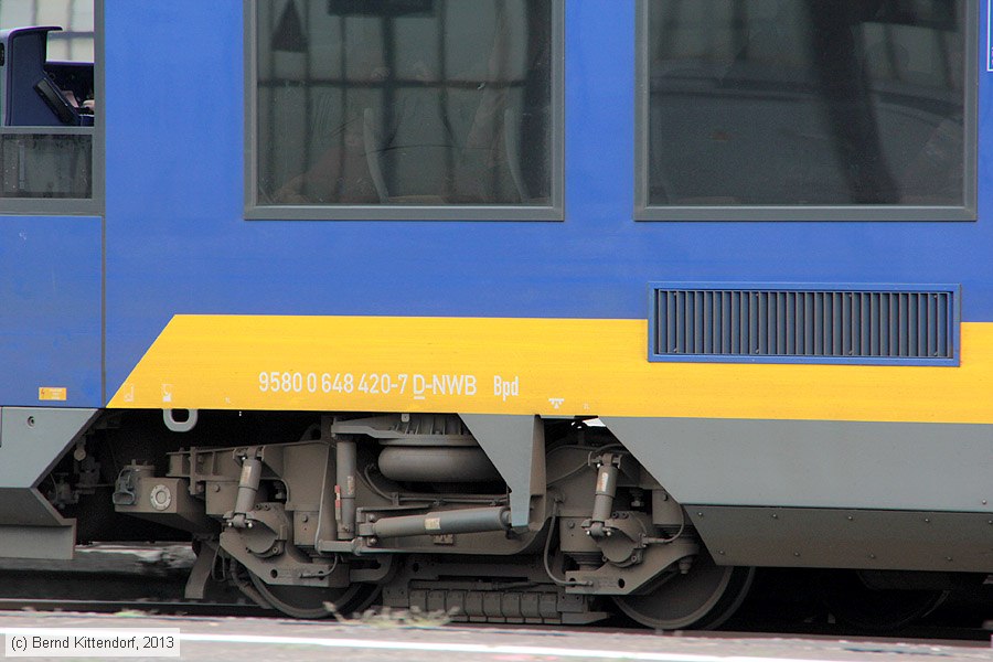 NordWestBahn - VT 648 420
/ Bild: nordwestbahn648420_bk1309010096.jpg NordWestBahn - VT 648 420
/ Bild: nordwestbahn648420_bk1309010096.jpg