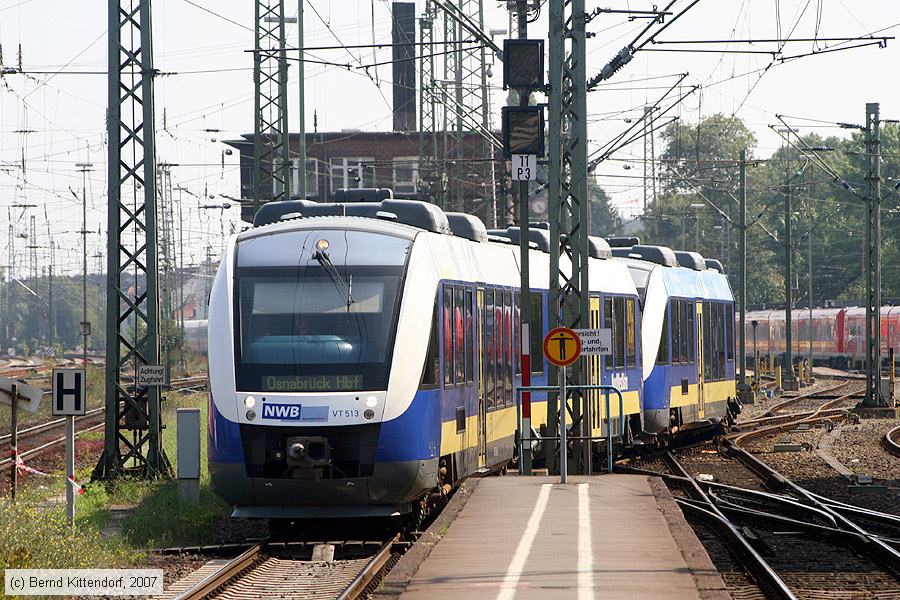 NordWestBahn - VT 513
/ Bild: nordwestbahnvt513_bk0708250080.jpg NordWestBahn - VT 513
/ Bild: nordwestbahnvt513_bk0708250080.jpg