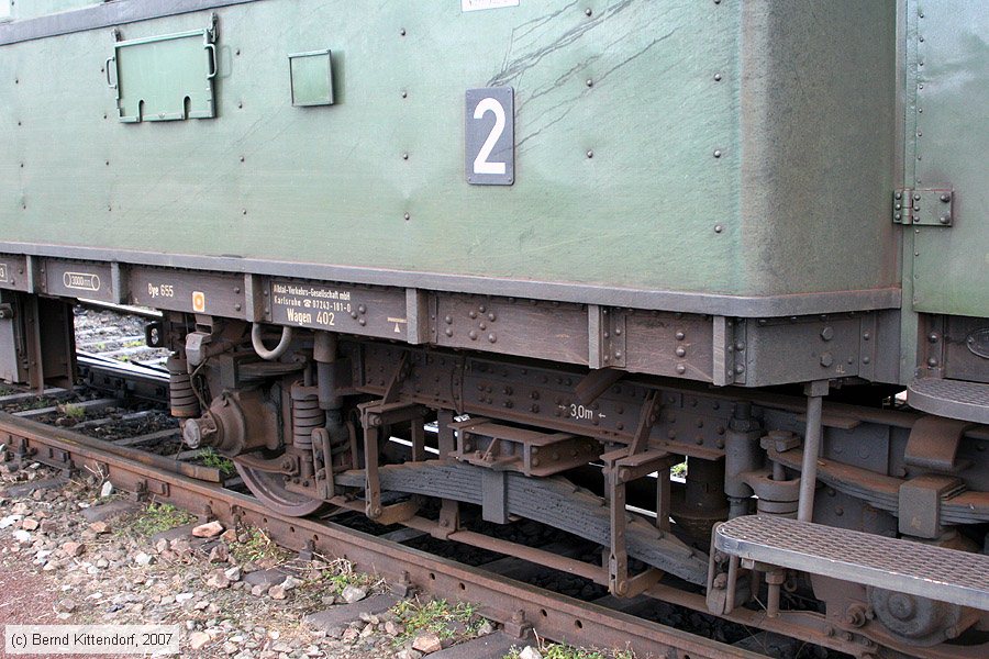 Ulmer Eisenbahnfreunde - 402
/ Bild: uefwagen402_bk0712080007.jpg