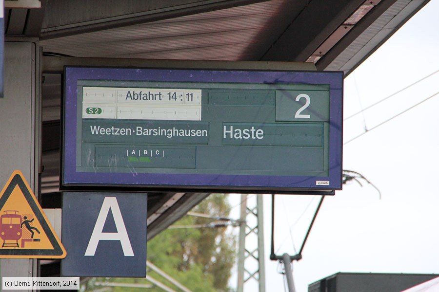 Bahnhof Hannover Linden/Fischerhof
/ Bild: bfhannoverlindenfischerhof_bk1409020052.jpg