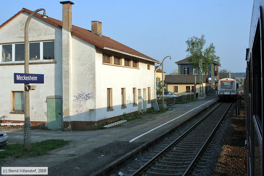 Bahnhof Meckesheim
/ Bild: bfmeckesheim_bk0904150089.jpg Bahnhof Meckesheim
/ Bild: bfmeckesheim_bk0904150089.jpg