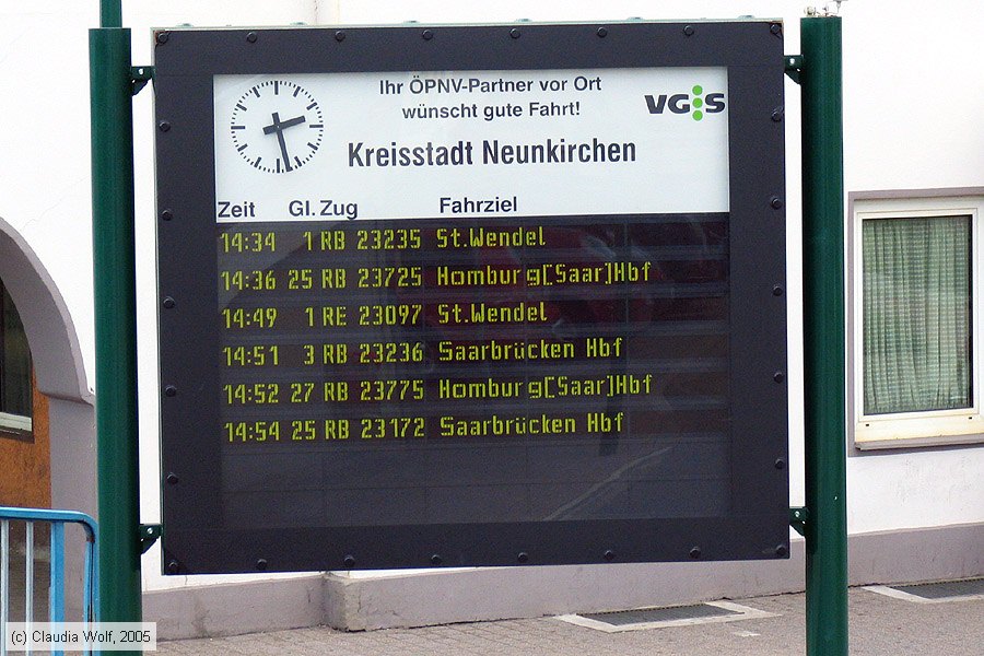Neunkirchen (Saar) Hauptbahnhof
/ Bild: bfneunkirchensaarhbf_cw015867.jpg