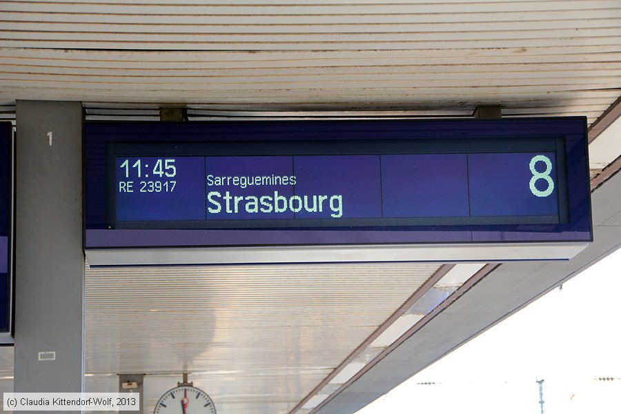 Saarbrücken Hauptbahnhof
/ Bild: bfsaarbrueckenhbf_cw1306080001.jpg Saarbrücken Hauptbahnhof
/ Bild: bfsaarbrueckenhbf_cw1306080001.jpg