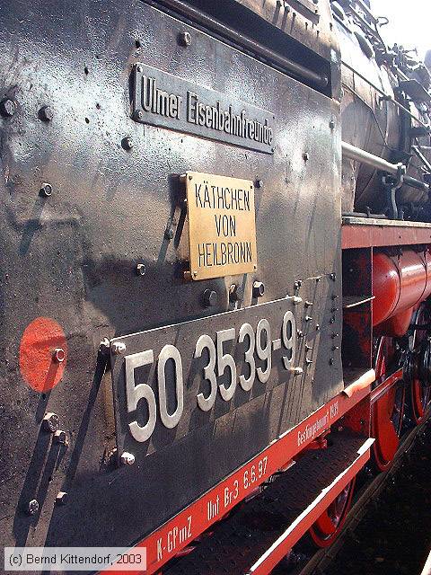 Ulmer Eisenbahnfreunde - 50 3539-9
/ Bild: uef5035399_8910.jpg