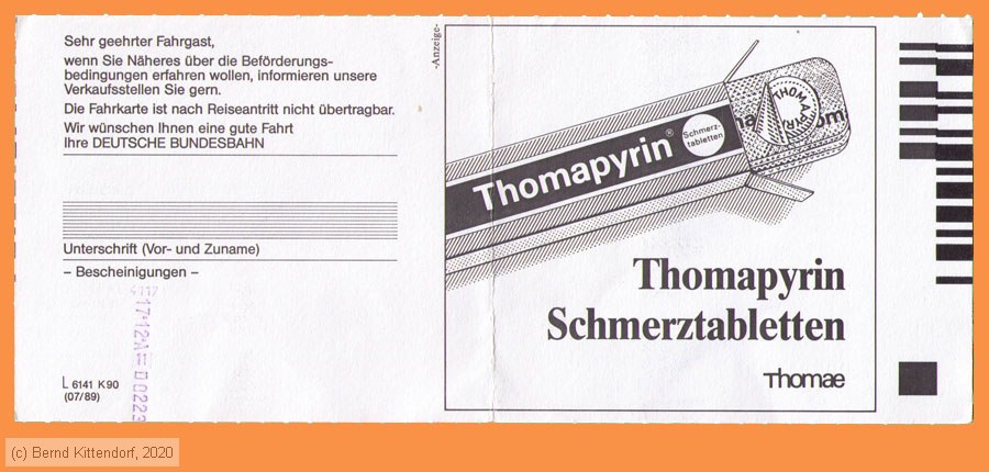 Deutsche Bundesbahn - Fahrkarte
/ Bild: db_fk19891217srfwms2.jpg