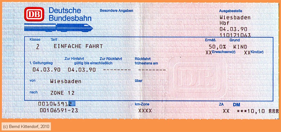 Deutsche Bundesbahn - Fahrkarte
/ Bild: db_fk19900304e.jpg