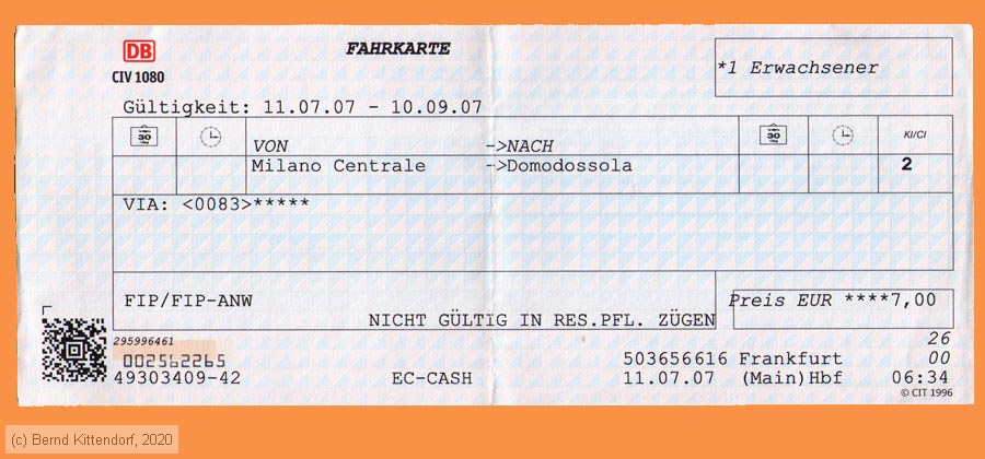 Deutsche Bahn - Fahrkarte
/ Bild: db_fk20070711efk2.jpg