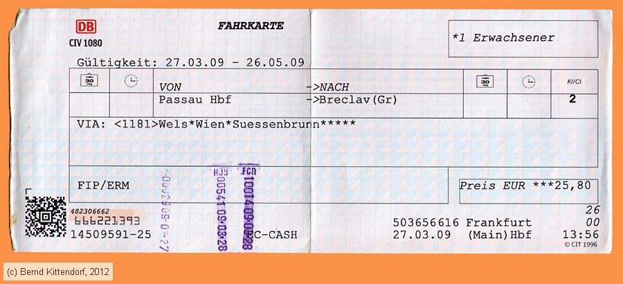 Deutsche Bahn - Fahrkarte
/ Bild: db_fk20090327fa.jpg