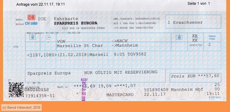 Deutsche Bahn - Fahrkarte Sparpreis Europa
/ Bild: db_fk20180221r1af.jpg