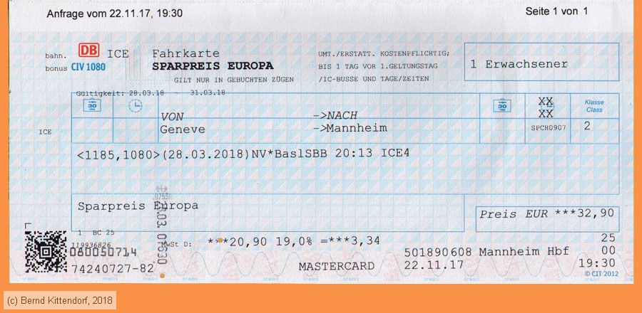 Deutsche Bahn - Fahrkarte Sparpreis Europa
/ Bild: db_fk20180328r1af.jpg