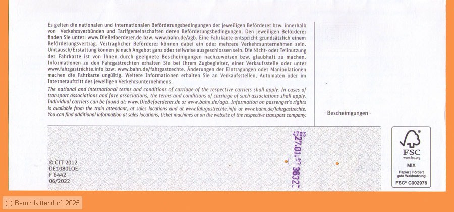 Deutsche Bahn - Fahrkarte Bahnbonus Freifahrt
/ Bild: db_fk20250127r1bbfs2.jpg
