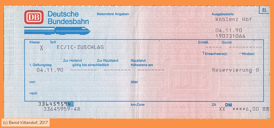 Deutsche Bundesbahn - EC / IC Zuschlag
/ Bild: db_fk19901104iczu.jpg