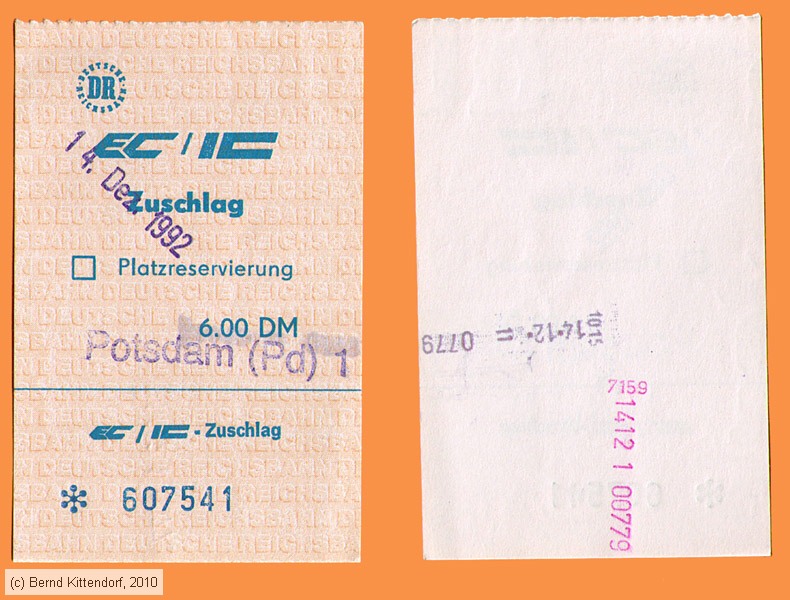 Deutsche Reichsbahn - EC / IC Zuschlag
/ Bild: dr_fk19921214iczu.jpg