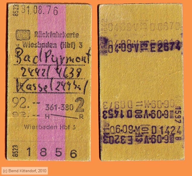 Deutsche Bundesbahn - Rückfahrkarte
/ Bild: db_fk19760831r.jpg