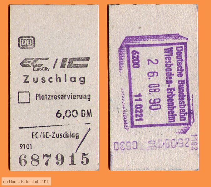 Deutsche Bundesbahn -  EC / IC Zuschlag
/ Bild: db_fk19900825iczu.jpg