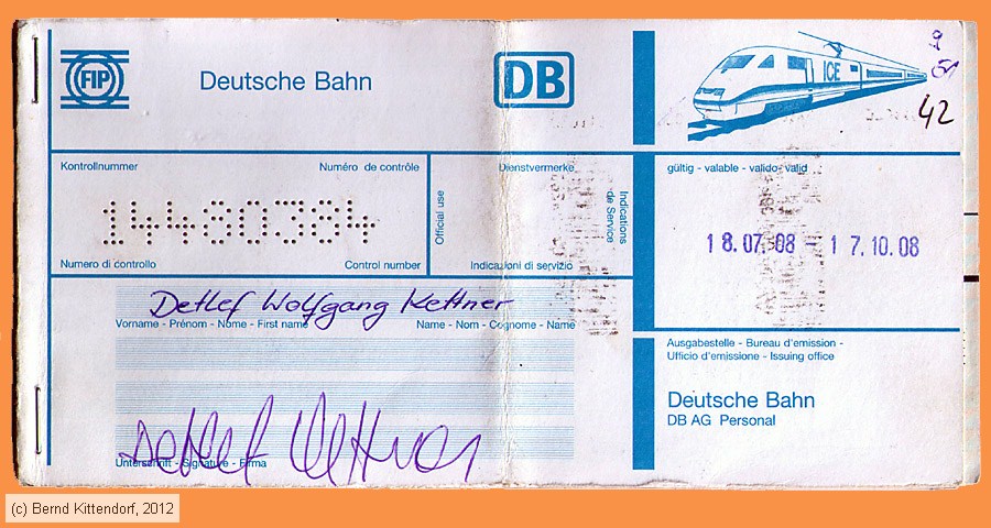 Deutsche Bahn - Fahrkarte
/ Bild: db_fk20080718fip.jpg