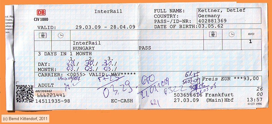 Deutsche Bahn - InterRail
/ Bild: db_fk20090327irhub.jpg