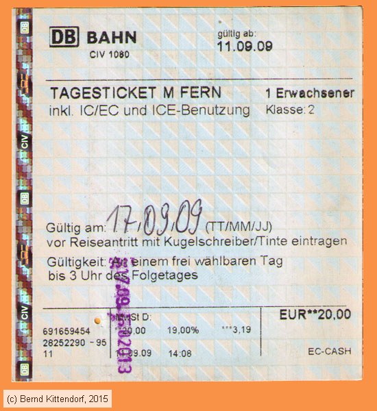 Deutsche Bahn - Fahrkarte
/ Bild: db_fk20090917ttmf.jpg