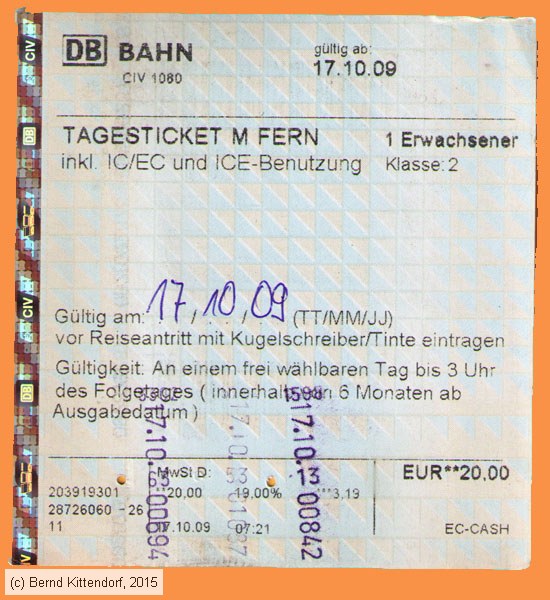 Deutsche Bahn - Fahrkarte
/ Bild: db_fk20091017ttmf.jpg