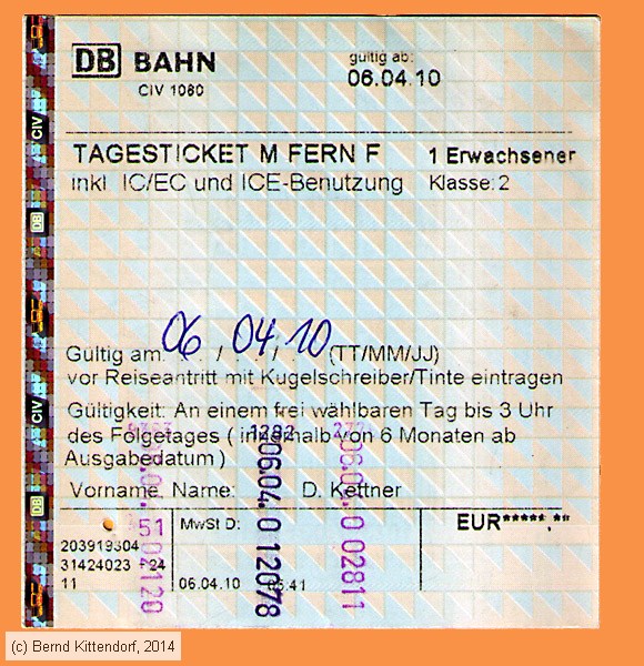 Deutsche Bahn - Fahrkarte
/ Bild: db_fk20100406ttmff.jpg