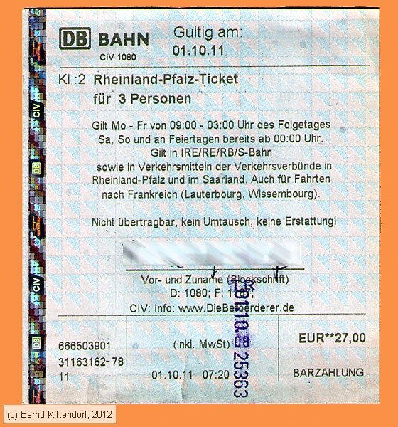 Deutsche Bahn - Fahrkarte
/ Bild: db_fk20111001rpt3.jpg
