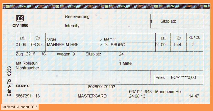 Deutsche Bahn - Reservierung
/ Bild: db_fk20130901res1.jpg