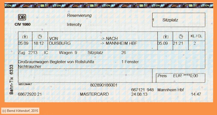 Deutsche Bahn - Reservierung
/ Bild: db_fk20130905res1b.jpg