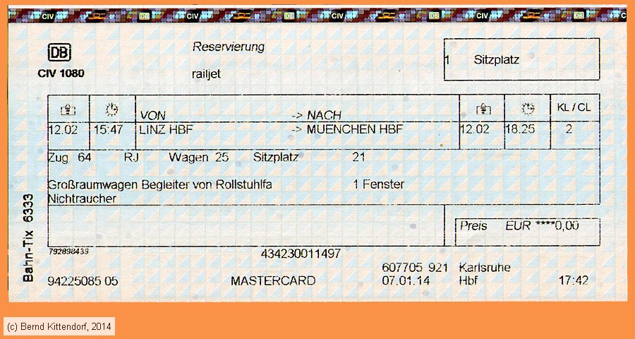 Deutsche Bahn - Reservierung
/ Bild: db_fk20140212resab.jpg