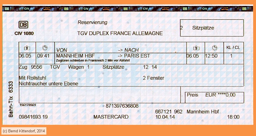 Deutsche Bahn - Reservierung
/ Bild: db_fk20140506resa2.jpg