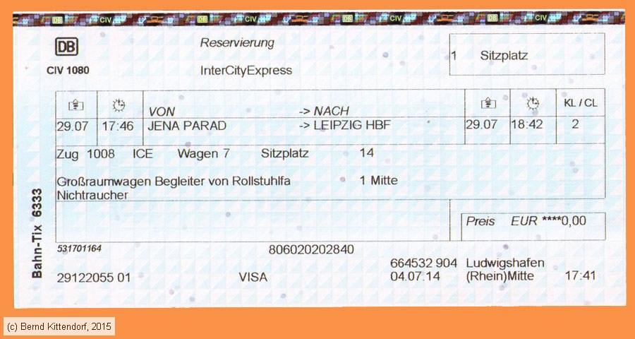 Deutsche Bahn - Reservierung
/ Bild: db_fk20140729res2b.jpg