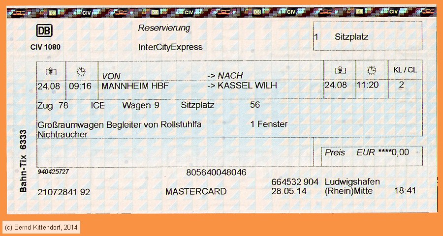 Deutsche Bahn - Reservierung
/ Bild: db_fk20140824resab.jpg