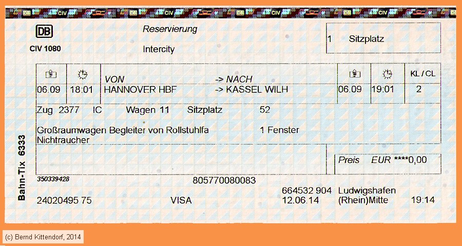 Deutsche Bahn - Reservierung
/ Bild: db_fk20140906resab.jpg