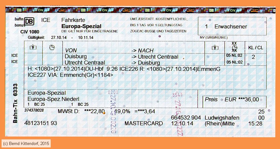 Deutsche Bahn - Fahrkarte Europa-Spezial
/ Bild: db_fk20141027fkespnl.jpg