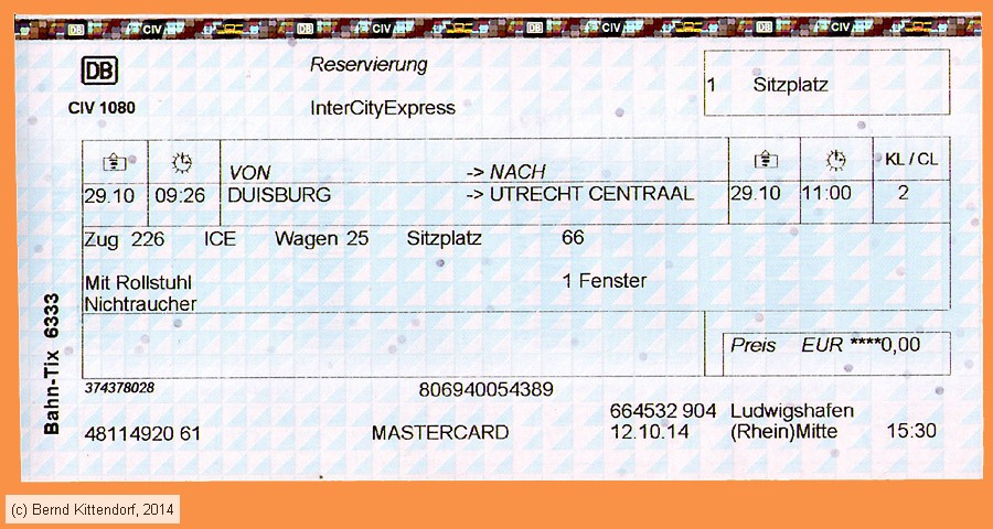 Deutsche Bahn - Reservierung
/ Bild: db_fk20141029resar.jpg