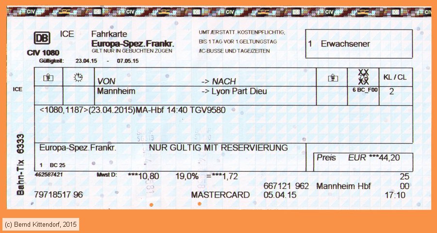 Deutsche Bahn - Fahrkarte Europa-Spezial
/ Bild: db_fk20150423esfr.jpg