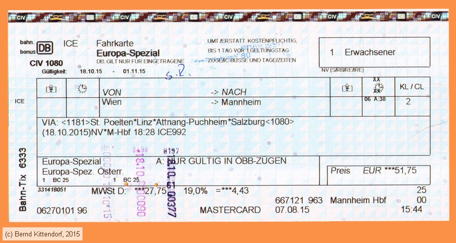 Deutsche Bahn - Fahrkarte Europa-Spezial
/ Bild: db_fk20151018espats1.jpg