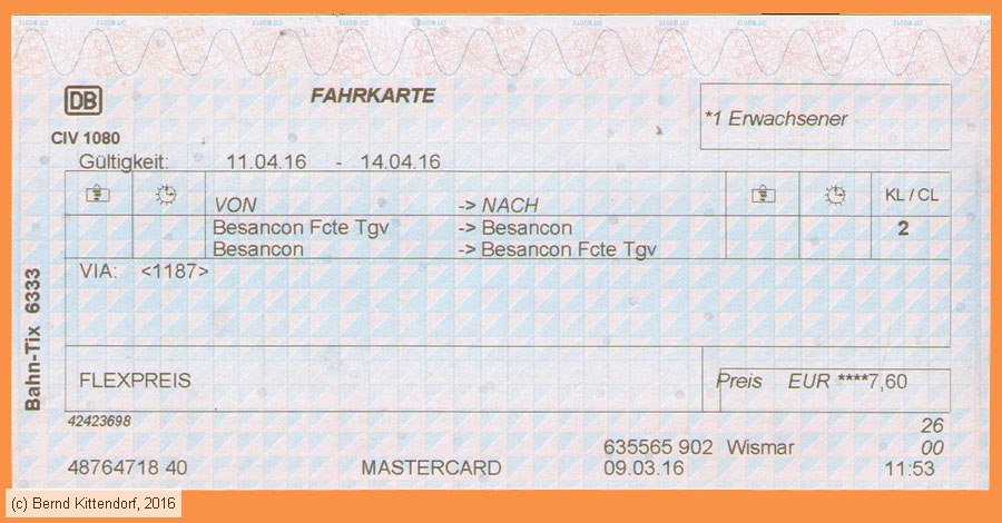 Deutsche Bahn - Fahrkarte
/ Bild: db_fk20160411tvtb.jpg