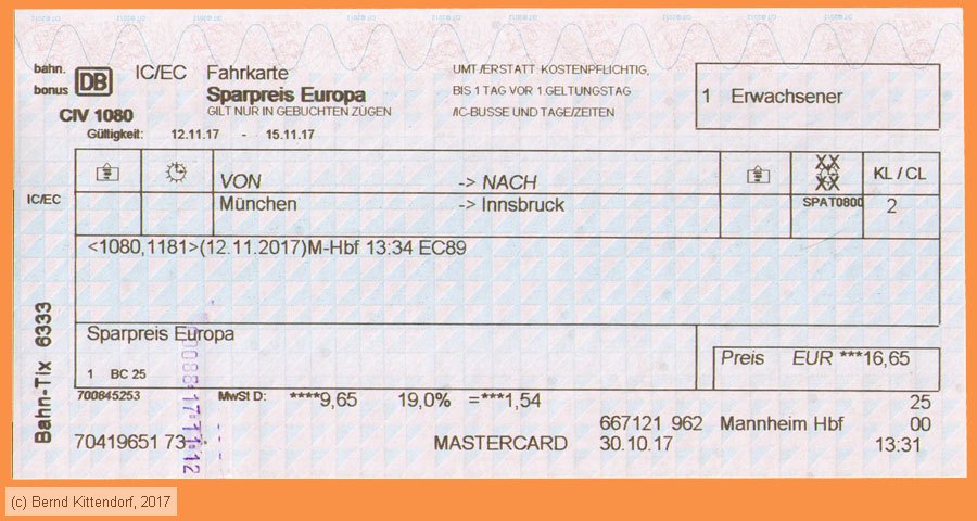 Deutsche Bahn - Fahrkarte Sparpreis Europa
/ Bild: db_fk20171112r2af.jpg