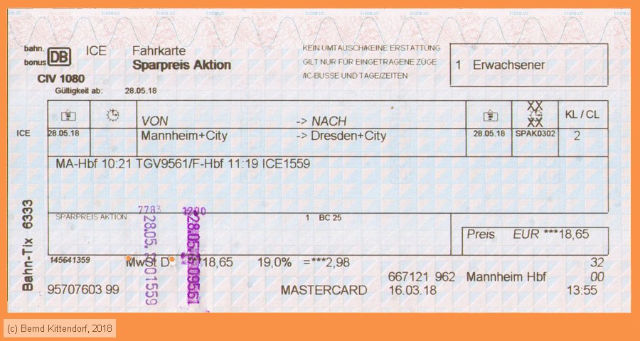 Deutsche Bahn - Fahrkarte Sparpreis Aktion
/ Bild: db_fk20180528r1af.jpg