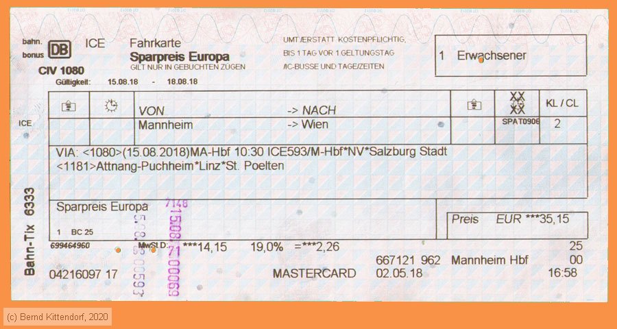Deutsche Bahn - Fahrkarte Sparpreis Europa
/ Bild: db_fk20180815r1fa.jpg