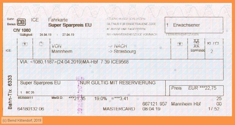 Deutsche Bahn - Fahrkarte Super Sparpreis EU
/ Bild: db_fk20190424r1af.jpg