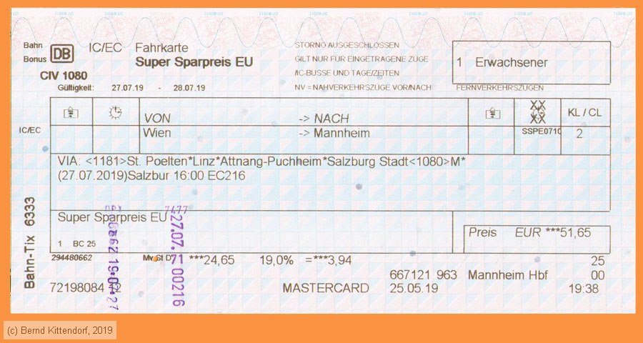 Deutsche Bahn - Fahrkarte Super Sparpreis EU
/ Bild: db_fk20190727af1.jpg