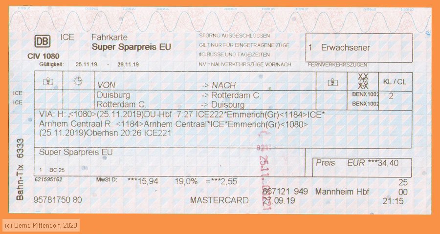 Deutsche Bahn - Fahrkarte Super Sparpreis EU
/ Bild: db_fk20191125r1af.jpg