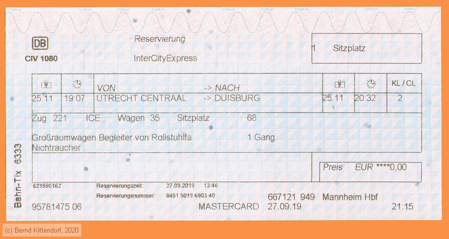 Deutsche Bahn - Reservierung
/ Bild: db_fk20191125r2br.jpg Deutsche Bahn - Reservierung
/ Bild: db_fk20191125r2br.jpg